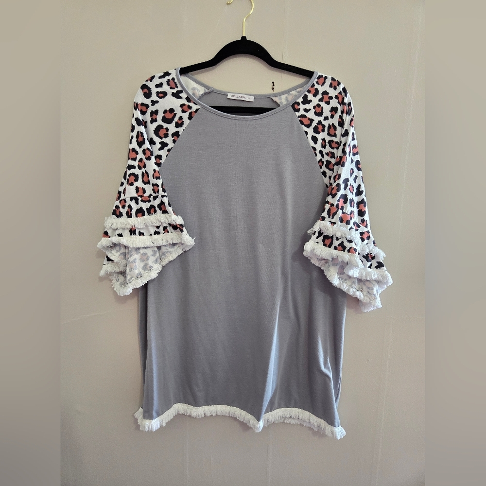 Cheetah Sleeved Tee